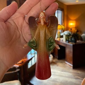 Wooden Angel Ornament